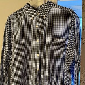 Polo Ralph Lauren Navy and White Checkered Shirt